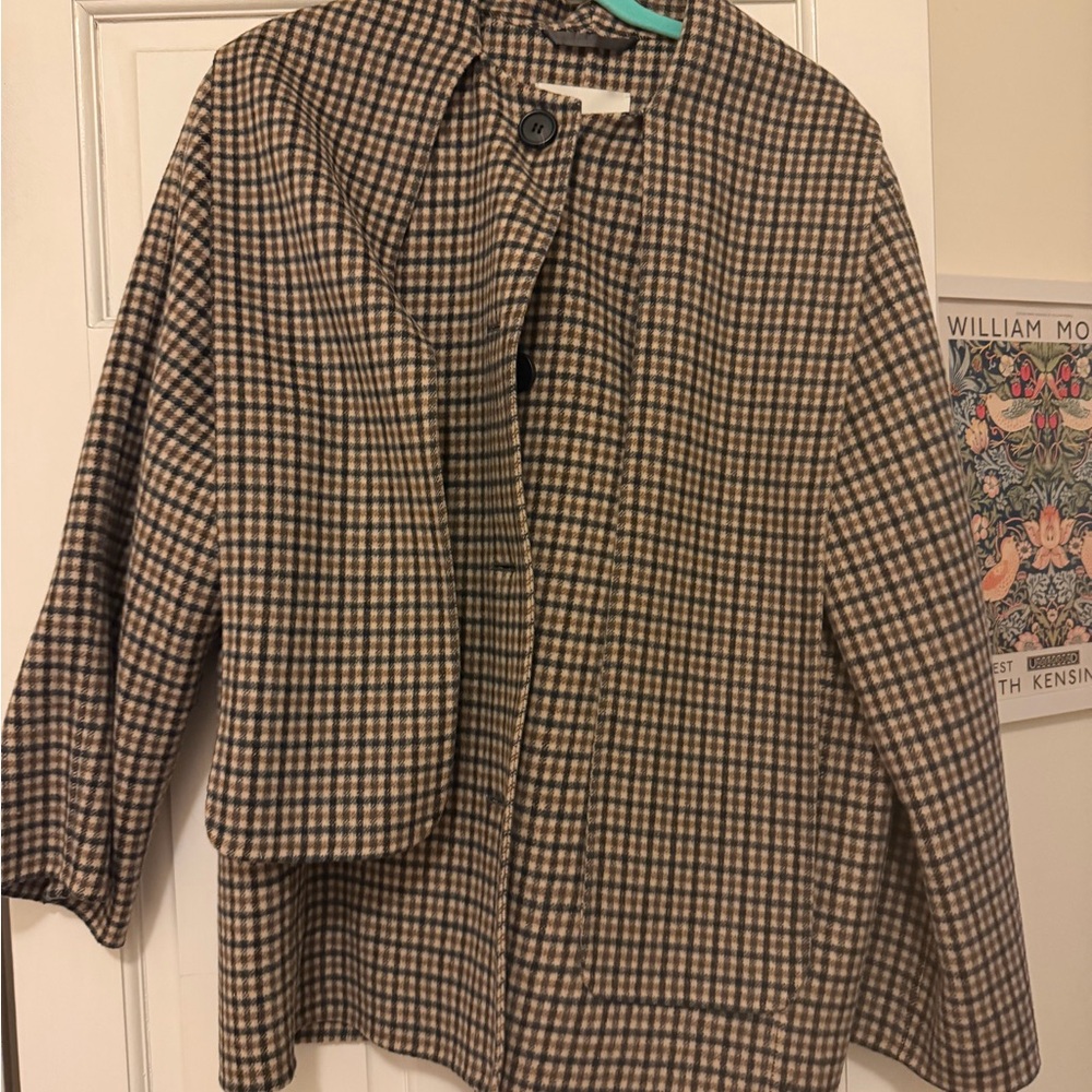 COS Double Faced Wool Blend Scarf Jacket - Picture 3 of 4